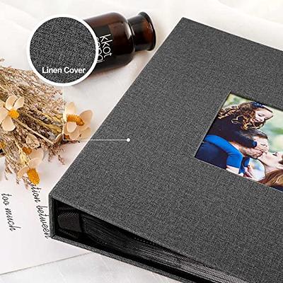 Medium Photo Binder For 4x6 Photos, Cover: Natural Linen