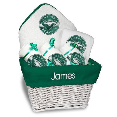 Newborn & Infant White Atlanta Braves Personalized Large Gift Basket