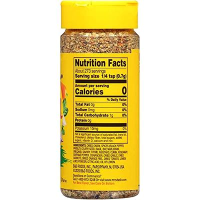 Mrs. Dash Salt-Free Seasoning Blend, 6.75 oz. 