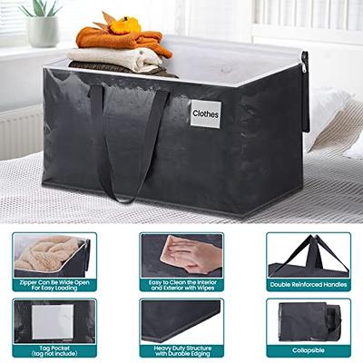 HomeHacks Moving Boxes, Heavy Duty Moving Bags, Large Storage Bags