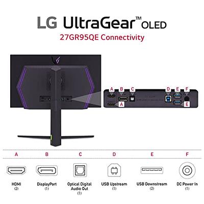  LG 27 Ultragear™ OLED QHD Gaming Monitor with 240Hz