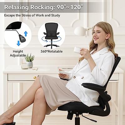 Misolant Ergonomic Chair, Office Desk Chair, Office Chair, Desk Chair with  Headrest, Ergonomic Office Chair Adjustable Lumbar Support and Flip up  Armrest, Office Desk Chair Ergo Computer Chair - Yahoo Shopping