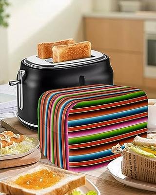 Toaster Cover,Toaster Cover 2 Slice,Kitchen Small Appliance Covers,Bread  Maker Microwave Oven Cover,Toaster Cover Fits for Most Standard 2 Slice