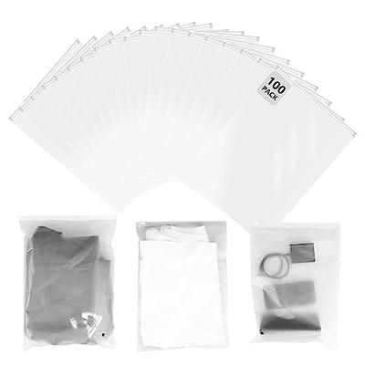 Frosted Zip Seal Ziplock Plastic Bags Matte Zipper Lock Storage Pouch Bag  T-Shirts/Clothes/Shoes/