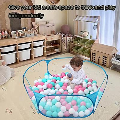 Honoson 100 Pieces Plastic Ball 2.16 Inch Crush Proof Ocean Balls Ball Play  Tent Pool Pit Reusable Plastic Play Balls for Kids Toddler Baby Indoor  Outdoor Playtime Fun (Macron Blue) - Yahoo Shopping