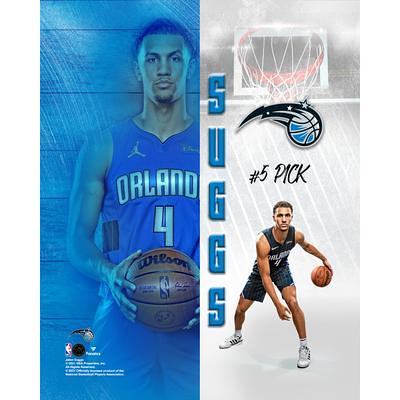 Framed Jalen Suggs Orlando Magic Autographed Black Nike 2021-2022 Authentic  Jersey