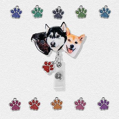 Personalized Pet Portrait Badge Reel, Secure Alligator Swivel Clip  Retractable Badge Reel with Clip, Painting Style RN Badge Reel, Durable  Glitter Paw Charm Nurse Badge Holder（1 Pet） - Yahoo Shopping
