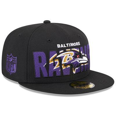 Dick's Sporting Goods New Era Men's Baltimore Ravens 2022 NFL Draft  39Thirty Black Stretch Fit Hat