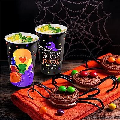 Yaomiao 100 Pack 12Oz Halloween Cups, Happy Halloween Disposable