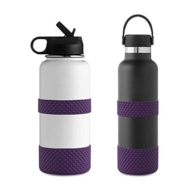 Water Bottle Boot,Double Protective Diamond Texture Silicone Boot