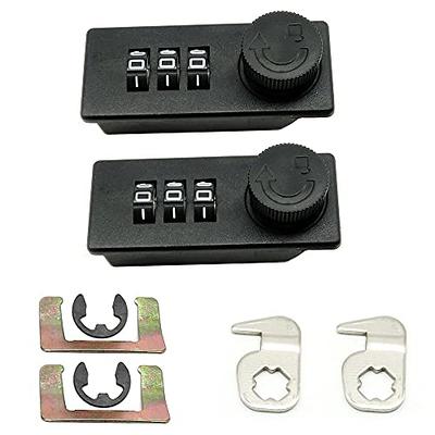 Tidorlou 4 Pack Combination Cabinet Lock, Password Coded Cabinet