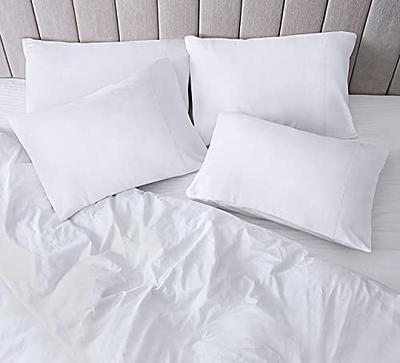 Utopia Bedding 3-Piece Duvet Cover Set - 1 Duvet Cover with 2 Pillow Shams  - Soft Brushed Microfiber Fabric - Shrinkage and Fade Resistant - Easy Care  (Queen, White) 