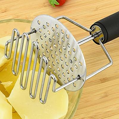 Potato Masher Stainless Steel, Potato Ricer, Potato Masher Hand, Masher  Kitchen Tool, Ricer for Mashed Motatoes, Dual-Press Design - Yahoo Shopping