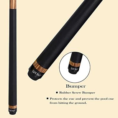 Action ACTBJZ Zebrawood Break Jump Billiards Pool Cue Stick Wood-to-Wood  Joint, 58 Inch Length with 13mm Phenolic Tip and Black Rubber Bumper