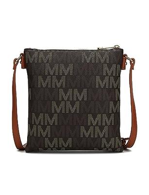 MKF Crossbody Bag for Women – PU Leather Pocketbook Handbag Triple  Compartment Messenger Purse – Shoulder Strap Beige - Yahoo Shopping