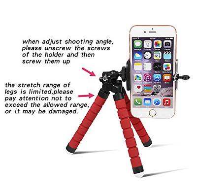 Tripod For Phone Flexible Sponge Octopus Mini Tripod For IPhone Mini Camera  Tripod Phone Holder Clip