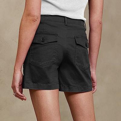 Stretch Twill Shorts Women Regular Fit Hiking Shorts Summer Casual