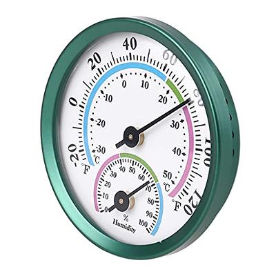 Indoor Outdoor Thermometer 2 in 1 Temperature Humidity Gauge Analog  Hygrometer for Indoor Outdoor.