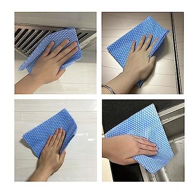 Peachicha Disposable Cleaning Cloth Washing Cloth for Kitchen, Multi-use  Dish Towels, Disposable Dish Cloths, Cleaning Rags,50 Count, Blue - Yahoo  Shopping