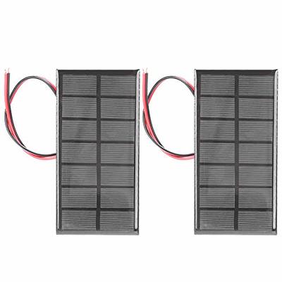 2pcs Mini Solar Panels, DC 3.5V 250mA Epoxy Solar Panel DIY