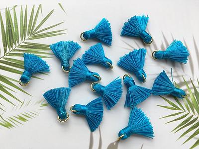 10 Pieces Blue Tassels, Tiny Catton Tassels, 2cm Cotton Thread Tassels, Mini  Tassels, Tassels Charm For Jewelry Making, Diy Tassels Earrings - Yahoo  Shopping