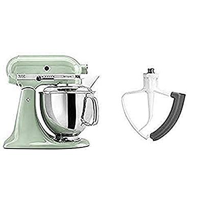 KitchenAid KSM150PSBK Imperial Black 160 Oz. 325 Watt 10 Speed Stand Mixer  with Direct Drive Transmission 