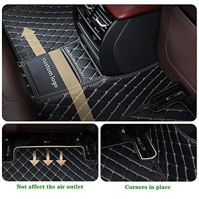 Car Floor Mat Fit 99% Sedans Sports Cars Luxury Custom Car Mats for SUV Women Leather Automotive Floor Mats All Weather Car Mats Diamond Floor Mats