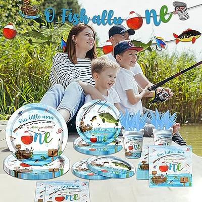12pcs Fishing Party Gift Treat Boxes Gone Fishing Party Favors