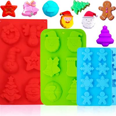 Cheap Silicone 3D Christmas Tree Craft Baking Tools Fandant Christmas Cake  Mold Bakeware Soap Mould