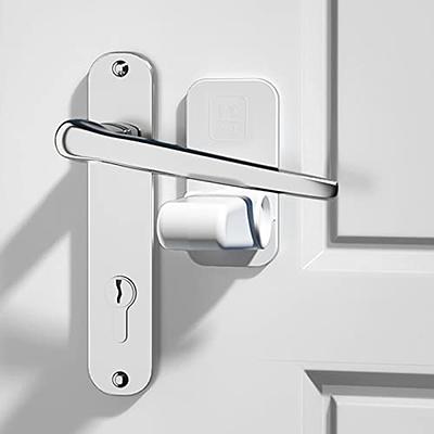 Door Lever Child Lock, Baby Proofing Handle Locks Deter Kids Pets from  Opening Handle Doors & Getting Locked in Rooms, Tool-Free Install Easiest  Use