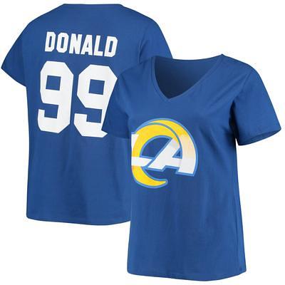 Men's Fanatics Branded White Los Angeles Rams Team Authentic Logo Personalized Name & Number T-Shirt