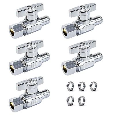 Hiboom 4 Pcs PVC Ball Valve SCH40 NPT Shut off Ball Valve Threaded with  Easy to Rotate Handle, Rated at 150 Psi, Schedule 40 x Female Thread (1/2  Inch) - Yahoo Shopping