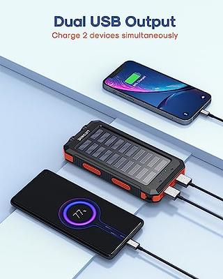  Solar Charger 38800mAh Solar Power Bank with Dual 5V3