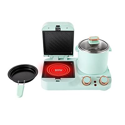 3 in 1 Breakfast Station, Breakfast Sandwich Maker with Frying Pan&Boiling  Pot, Food Steamer, Retro Household Electric Breakfast Maker, Mini Toaster  Bread - Yahoo Shopping