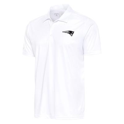 Men's Antigua White New Orleans Saints Metallic Logo Apex Polo Size: Small