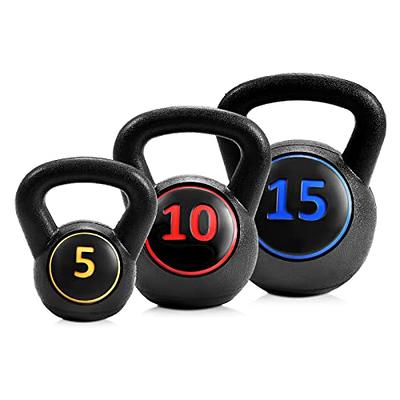 Kettlebell 10 kg Concrete with Plastic Coated – Fit n' Healthy