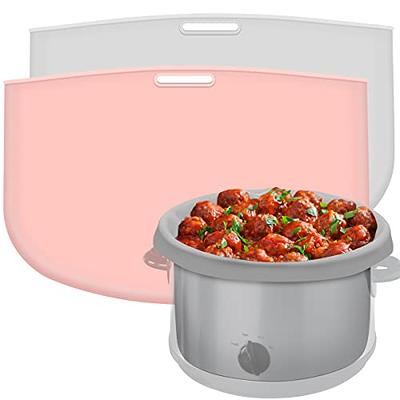 2 Pack Silicone Slow Cooker Liners,Reusable Cooking Bags Fit 6-7 Quarts  Crockpot,Leakproof & Dishwasher Safe Cooking Liners for Oval or Round Pot(Pink+Grey)  - Yahoo Shopping