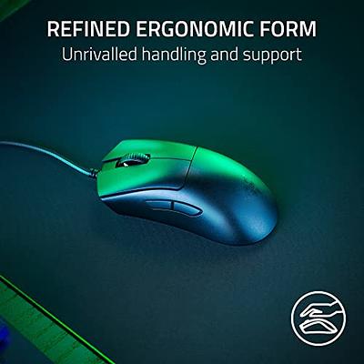 Razer DeathAdder Essential Wired Gaming Mouse 6400DPI Optical Sensor 5  Independently Programmable Buttons Ergonomic Design 