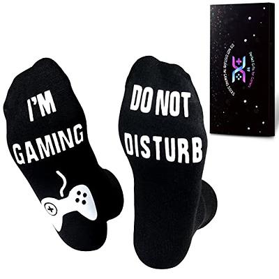 Do Not Disturb Gaming Socks, Gamer Socks Funny Gifts for Teenage Boys Mens  Womens Father Dad Hunband Sons Kids Game Lovers - Yahoo Shopping