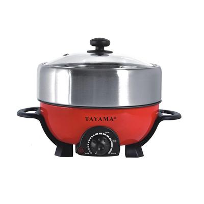 Brentwood Stainless Steel 1.9 Quart Electric Hot Pot Cooker And