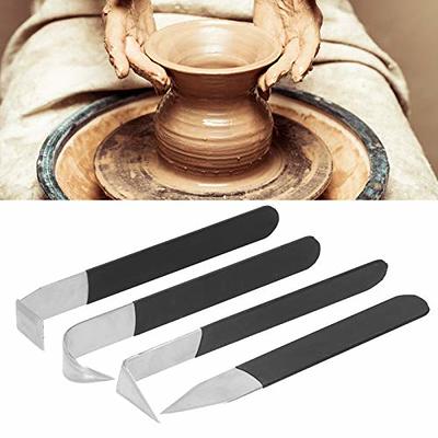 4pcs Pottery Clay Sculpture Carving Tools Kit, Stainless Steel Pottery  Carving Tool Clay Hand Tools for Clay Engraving, Shaping and Styling -  Yahoo Shopping