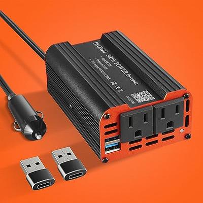 Car Converter 4.8 a Dual Usb Ports, Ampeak Power Inverter