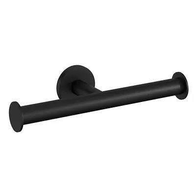 Luxe Matte Black Toilet Paper Holder