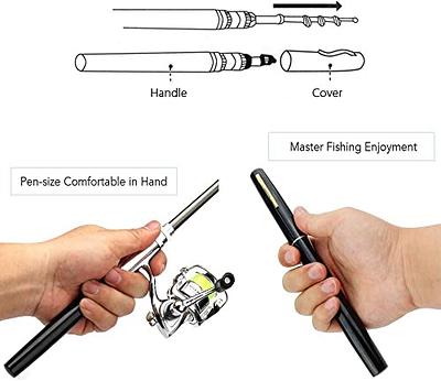 2023 Pocket Size Fishing Rod, Mini Telescopic Collapsible Pocket Fishing Rod,  Portable Pen Fishing Rod Reel Combo Set, Fishing Pole Pen,Travel Fishing Rod  Pen Kit (Blue) - Yahoo Shopping