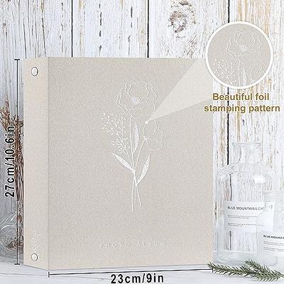 Lanpn Photo Album Scrapbook 8x10, Linen Hard Cover Archival Acid Free Top  Load Pocket Photo Book with Sleeves that Holds 52 Vertical Only 8 x 10  Picture (Beige) - Yahoo Shopping