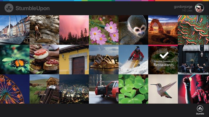 StumbleUpon Windows 10