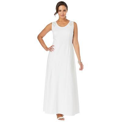 Jessica London Women's Plus Size Georgette Flyaway Maxi Dress