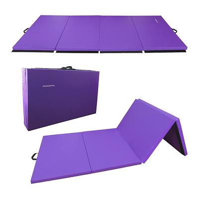 BalanceFrom 6 Ft. x 2 Ft. x 2 In. Three Fold Folding Exercise Mat with  Carrying Handles for MMA, Gymnastics and Home Gym, Blue - Yahoo Shopping