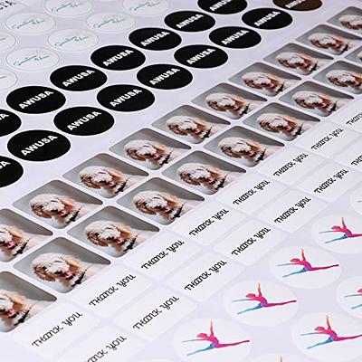 100-500 Custom Stickers Personalized Labels, Customized Stickers with Any Image Logo and Text. Custom Stickers for Business Logo Thank You Labels