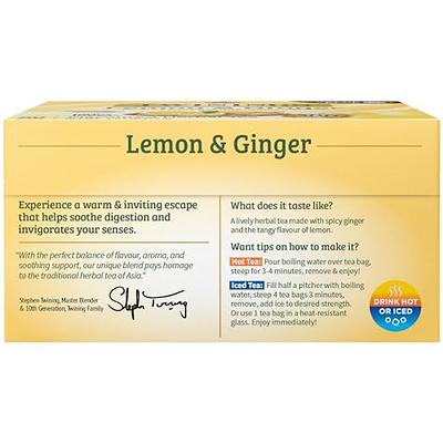  Higher Living Organic Green Tea Lemon, 40g (20 Teabags), Refreshing Blend of Organic Green Tea with Zesty Lemon Flavor